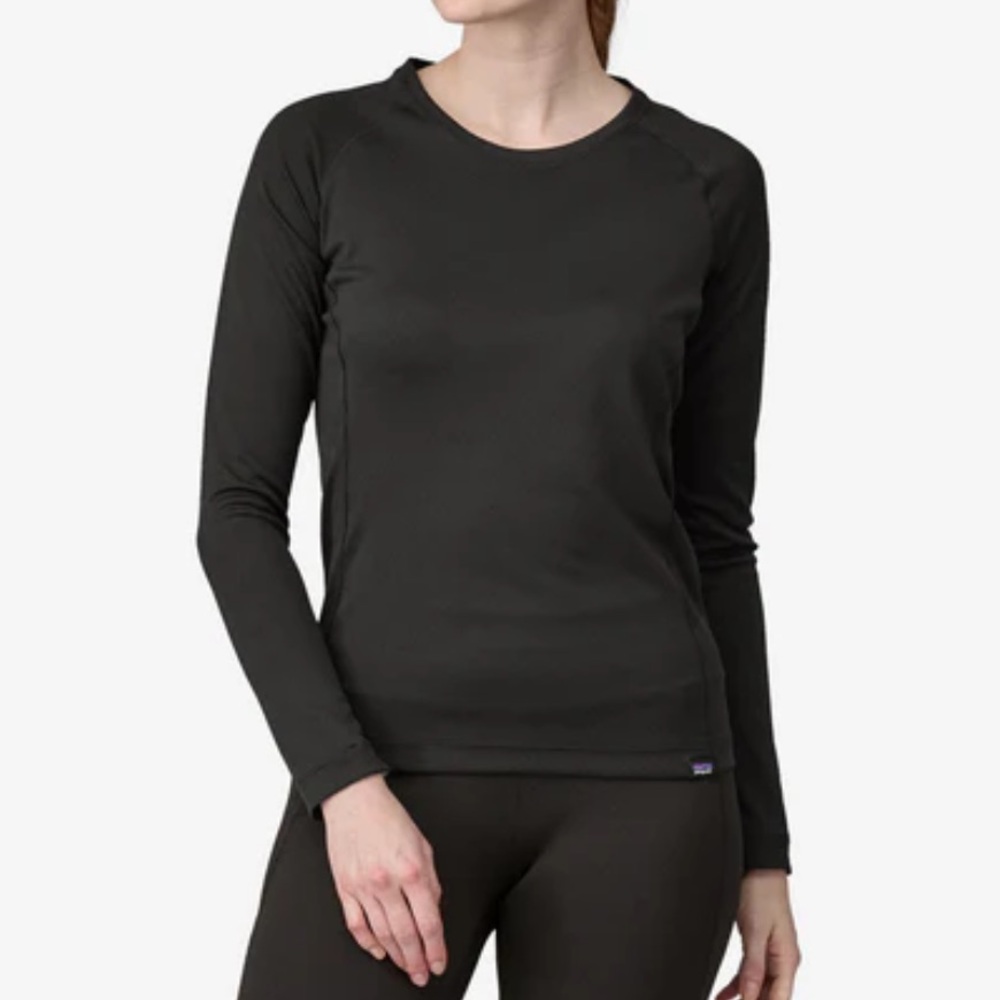Patagonia Performance Base Layer Crew Neck Long Sleeve Top Capilene Midweight, L - Picture 3 of 8